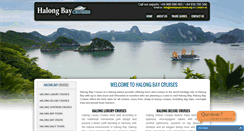 Desktop Screenshot of halongbaycruises.org