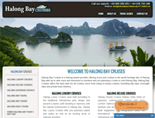 Tablet Screenshot of halongbaycruises.org